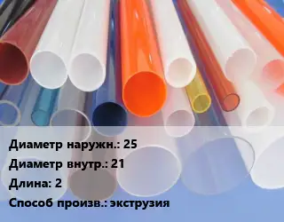 Труба из оргстекла 25х21 L=2 экструзия